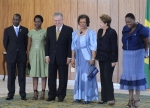 Dilma recebe credenciais de novos embaixadores 4121